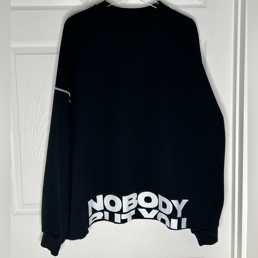 Sonder Brent Faiyaz Streetwear “Nobody But You” Black Sweatshirt Sz M - Picture 9 of 12
